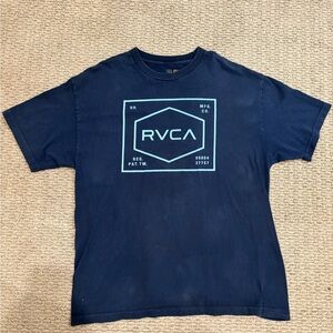 RVCA Dark Blue Graphic Tee